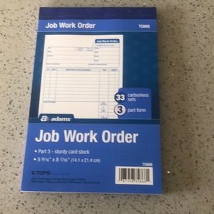 JOB WORK ORDER